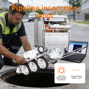 Robot de Inspección de Tuberías CCTV al por Mayor, Cámara HD Impermeable Autonivelante para Drenajes y Alcantarillado, Inspección Industrial de Tuberías - Product Image 2