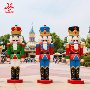 Statuetta Soldato Schiaccianoci <span class=keywords><strong>di</strong></span> Natale per Esposizioni in Negozi, Centri Commerciali e Giardini per Pesce d'<span class=keywords><strong>Aprile</strong></span>, Laurea, Giorno del Ringraziamento, <span class=keywords><strong>Festa</strong></span> del Papà - Product Image 2