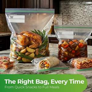Bolsas deslizantes para almacenamiento de alimentos con cierre hermético para mayor durabilidad - Product Image 5