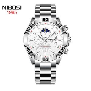 Çok satan 3ATM su geçirmez üç göz altı iğne tasarım kelebek çift yapış ay fazı lüks quartz saat erkekler kişilik - Product Image 5