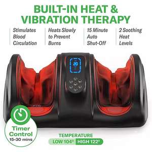 Mini productos de pedicura eléctricos, dispositivo de baño de Spa para pies, vibración calentada, presión de aire, masajeador de pies para piernas, TODO 40W - Product Image 4