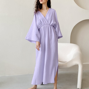 مخصص النمط الأوروبي على النقيض من الكسوة ، شعار مطبوع شبكة فستان صغير مثير أنيق النساء السيدات طويلة الأكمام طاقم الرقبة فساتين/ - Product Image 6