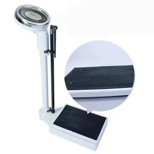 Báscula Mecánica de 160 kg Directo de Fábrica, Regla para Medir Peso y Altura con Accesorios de Monitoreo de Grasa - Product Image 1