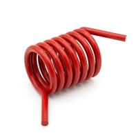 Ressort de torsion en acier allié 50CrVa personnalisé, revêtu de poudre rouge, pour vannes haute performance et machines lourdes