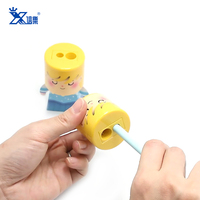 Nouveau design matériel escolar infantil mignon manuel sacapuntas enfant bricolage paperisé artisanat taille-crayon Kawaii papeterie en gros