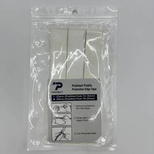 Directo de fábrica 3K textura de fibra de carbono Pickleball Paddle Edge Guard Tape 3 unids/pack Raqueta Marco <span class=keywords><strong>Protector</strong></span> Entrenamiento Personalización - Product Image 1