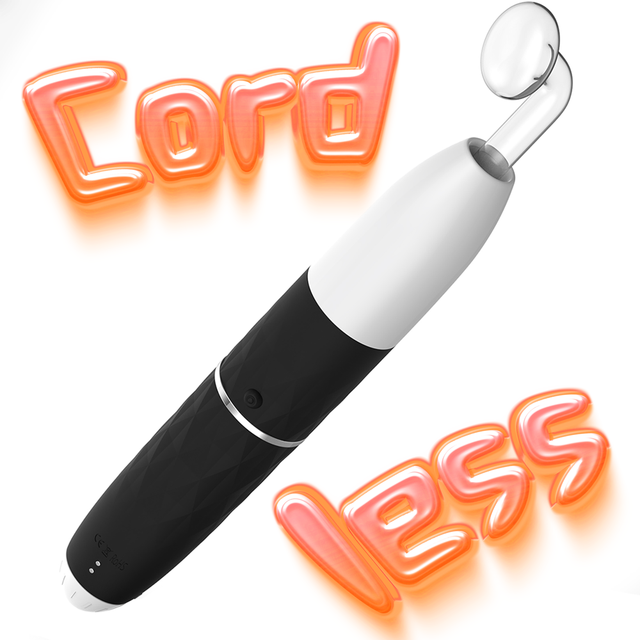 Handheld Cordless High Frequency Facial Wand with USB Charging for Face & Head Anti-Aging Skin Care at Home