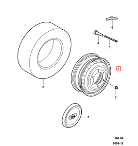 Jante de roue en acier en gros d'usine 16X5.5J 1689810 pour Ford Transit V348 Double pneu 6C11 1007 <span class=keywords><strong>BC</strong></span> NC19-1007-<span class=keywords><strong>CA</strong></span> - Product Image 5