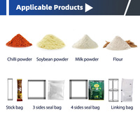Machine d'emballage automatique économique pour poudre de levure sèche, levure instantanée, ingrédients de boulangerie, farine, petits sachets