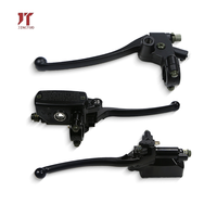 Levier de frein de moto universel noir hydraulique, maître-cylindre gauche et droit, pompe de frein