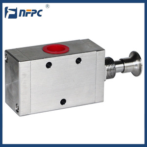Válvula Manual de Acero Inoxidable Nfpc 3R410-15 316L, Válvula de Cierre Neumática de Dos Posiciones y Tres Vías - Product Image 4