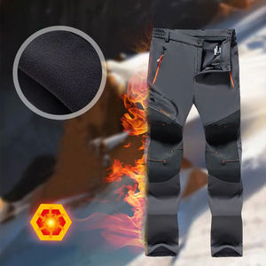 Pantalones Ligeros Impermeables para Hombre para Camping, <span class=keywords><strong>Trekking</strong></span> y Senderismo, Pantalones Finos de Verano tipo Softshell para Montañismo de Secado Rápido - Product Image 2