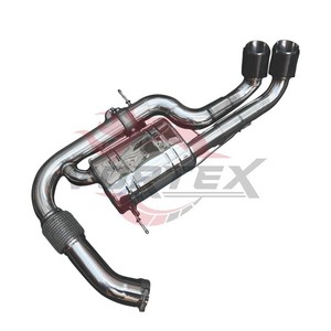 ท่อไอเสีย Vortex SS304 Valvetronic Performance สำหรับ BMW i8 Coupe Roadster พร้อมปลายท่อคาร์บอนไฟเบอร์คู่ - Product Image 6