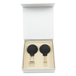 Ensemble de ventouses en verre à ampoule d'aspiration en caoutchouc 2 pièces Anti Cellulite Vacuum <span class=keywords><strong>Massage</strong></span> Body <span class=keywords><strong>Facial</strong></span> <span class=keywords><strong>Massage</strong></span> Rejuva <span class=keywords><strong>Cup</strong></span> - Product Image 3