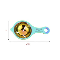 Gadget de cuisine de séparateur d'oeufs en acier inoxydable en gros d'usine pour séparer le blanc d'oeuf et le diviseur d'oeufs en métal de jaune