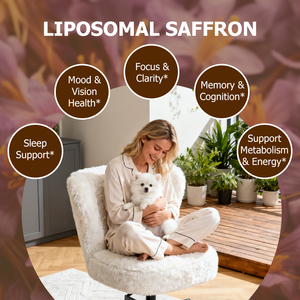 Extrait de Safran Liposomal en Gouttes Liquides Marque Blanche Vitamine D3 Système Immunitaire et Nerveux Apaisement Naturel Facile à Transporter - Product Image 3