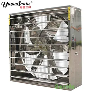 Ventilateur d'extraction industriel, 1 pièce, grand Volume d'air, en acier inoxydable, pour entrepôt