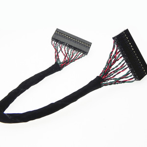 Özel 50 Pinli Dupont LVDS Kablo Çift Uçlu Konnektör Kablo Demeti Endüstriyel LCD Dokunmatik Ekran Reklam Makinesi için - Product Image 6