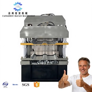 Máquina Formadora de Rollos de Tejas Galvanizadas para Techos de Acero Esmaltado, con Engranajes y Rodamientos - Product Image 1