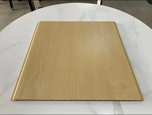 Panneau mural extérieur moderne ignifuge en fibre de bois de bambou intégré WPC/SPC/PVC plaque d'ingénierie pour les hôtels d'épissage sans couture - Product Image 2