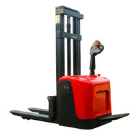 Forklift Elektrik 1/2 Ton Stand-on dengan Baterai Asam Timbal AWD High Lifter Stacker