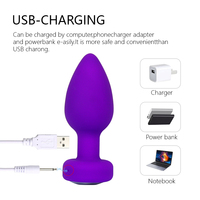 Vibromasseur anal en forme de cœur, 10 modes, étanche, en silicone, gros jouet sexuel pour femme