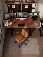 Table élévatrice électrique intelligente motorisée assise et debout cadre haut et bas moteur unique double colonne bureau réglable