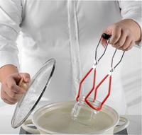 Kit de mise en conserve 6 pièces en métal écologique de qualité chaude ensemble pince à nourriture pince à vapeur panier entonnoir levage magnétique va au lave-vaisselle