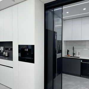 Thiết kế miễn phí nhà Máy Giá tùy chỉnh tủ bếp L hình ván ép tủ bếp đảo Set sản xuất tại Trung Quốc - Product Image 5