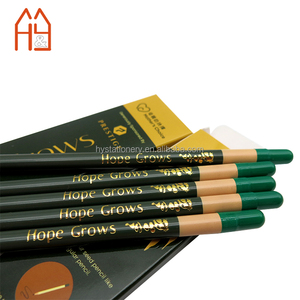 Ensemble de crayons en capsules de graines plantables 5 pièces dans une boîte en papier avec logo personnalisé en estampage <span class=keywords><strong>à</strong></span> chaud doré - Product Image 2