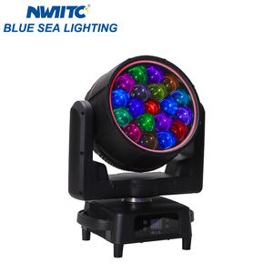 Projecteur LED Bee Eye à tête mobile IP65 étanche 19x40W RGBW 4-en-1 avec zoom pour concerts en plein air et tournées de DJ - Product Image 5