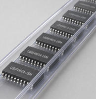 USBN9604-28M USB 1.1 Pengontrol Node Kecepatan Penuh 12Mbps 8 Bit Antarmuka Paralel SOIC-28 28 Pin Transceiver 3.3V Regulator IC