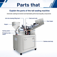 Machine industrielle de remplissage et de scellage par ultrasons pour tubes souples laminés en aluminium, emballage de crème dentifrice et cosmétiques en PE