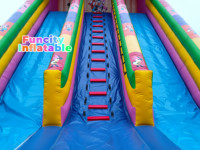 Fabricant toboggan gonflable en plein air double toboggan gonflable combo toboggan gonflable pour les enfants