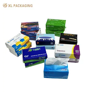 Haute qualité Premium personnalisé en gros papier de maquillage dissolvant serviette poche mouchoirs en papier poly-sac