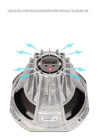 N2261B Bobine vocale en néodyme pour haut-parleur passif de gamme moyenne, sonorisation professionnelle