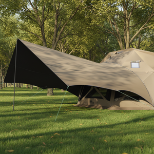 Tente <span class=keywords><strong>tunnel</strong></span> multifonctionnelle quatre saisons <span class=keywords><strong>de</strong></span> haute qualité <span class=keywords><strong>pour</strong></span> pique-nique et camping en extérieur, avec auvent portable et protection solaire - Product Image 1
