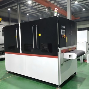 Machine d'ébavurage en métal de 800mm pour l'ébavurage élimination des scories calibrage bord radiusing ou finition de plasma-cut - Product Image 5