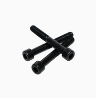 Set Baut dan Mur Heksagonal Baja Karbon Berlapis Nikel Merek YZ DIN912 dengan 2 Mur