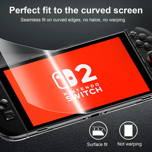 ฟิล์มกันรอยนาโน 9H สำหรับ Nintendo Switch 2 แบบใส HD ป้องกันรอยขีดข่วน ป้องกันรอยนิ้วมือ ครอบคลุมเต็มจอ จากโรงงานผู้ผลิต - Product Image 3