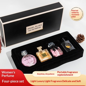 Perfume de Larga Duración para Mujer, Set de Cuatro Piezas, Fragancia Encounter <span class=keywords><strong>Gabrielle</strong></span>, Regalo Souvenir, Caja de Regalo para Días Festivos, Patchouli en Oferta - Product Image 2