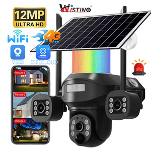 Wistino v80degree كاميرا شمسية ثلاثية العدسات 12 ميجا بكسل بتقنية Rgb Wifi v0 Degree كاميرا شمسية 4G تتبع تلقائي - Product Image 1