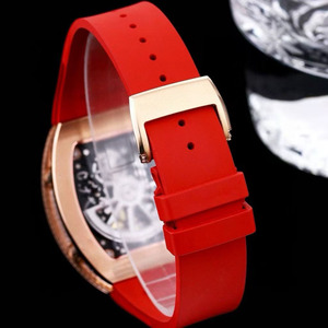 Reloj de Pulsera Multifuncional para Mujer, Edición de Colección, Maestría Artesanal, Completamente Decorado con Diamantes, Fecha Automática, Mecánico, Esqueleto - Product Image 4