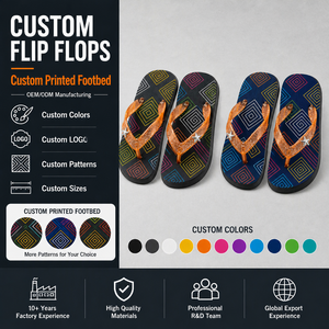 Sandales <span class=keywords><strong>de</strong></span> <span class=keywords><strong>plage</strong></span> d'été personnalisées OEM/ODM avec imprimé géométrique, sangle en PVC scintillante, vente en gros - Product Image 1