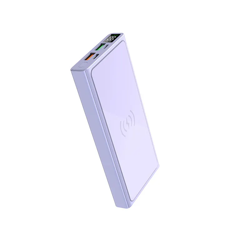 Hot Sale Practical Guarantee Pd 20W Travel Portable 10000Mah Wireless Charging Power Bank High Capacity