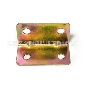 Support d'angle en fer 20x20x36, couleur zinc plaqué, durable, connecteur de support de bureau, accessoire de quincaillerie - Product Image 1