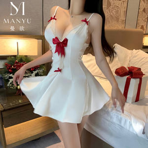Chemise de nuit sexy Man Yu Lingerie en dentelle ajourée, pure et séduisante, pour l'été, le spa privé et la maison 9364 - Product Image 5