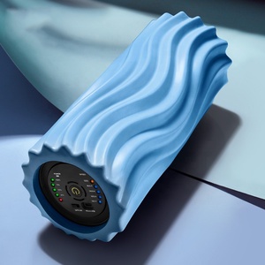 Xách tay tập thể dục Yoga exciese massage Con lăn <span class=keywords><strong>4</strong></span> tốc độ điện bọt Con lăn rung - Product Image 2