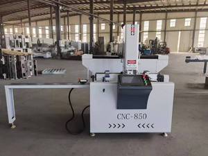 Tự động <span class=keywords><strong>CNC</strong></span> 600 850 mét phay máy khoan cho nhôm hồ sơ cho cửa sổ cửa làm tính năng PLC lõi động cơ - Product Image 3