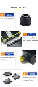 F713 IP68 Junction Box Outdoor <strong>Street</strong> <strong>Light</strong> 2 Pole Underground Waterproof Connector Electrical Cable Connection Box Junction Box - Product Image 6